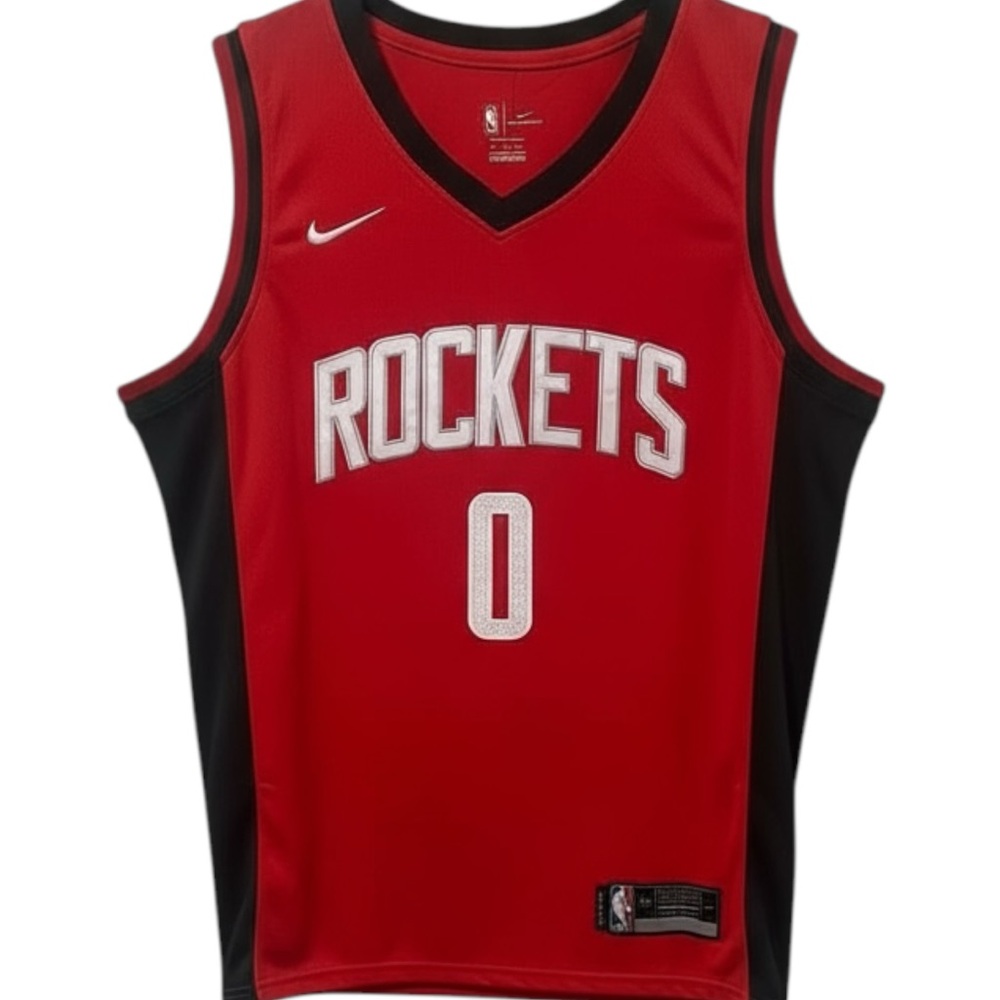 Nike Red & Black Rockets Westbrook Jersey  Men size 48/Medium